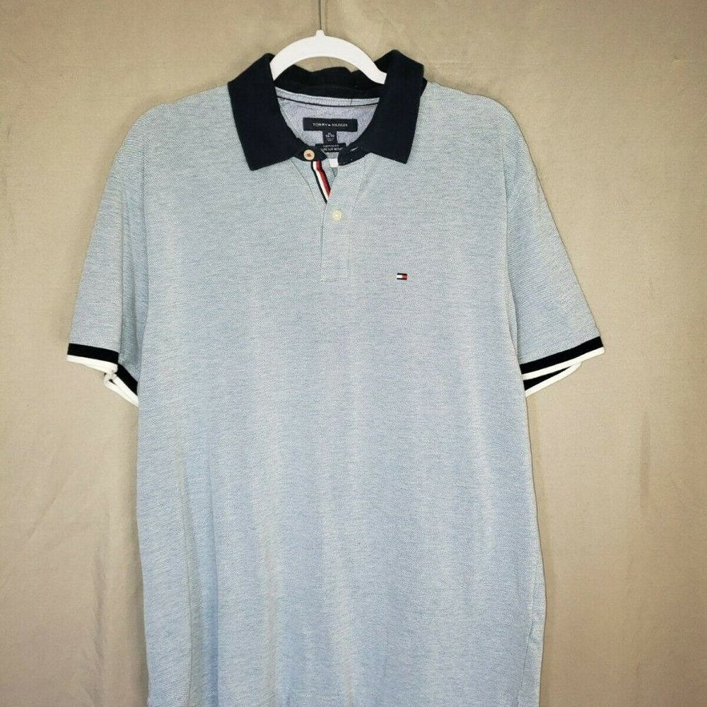Tommy Hilfiger Men's XL Blue/Navy Polo